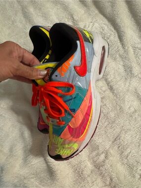 Nike air max 2 atmos athletic Sneakers with Orange Laces